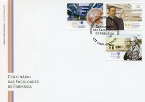 Portugal Education Stamps 2021 FDC Faculties of Pharmacy Centenaries 3v Set - Picture 1 of 1