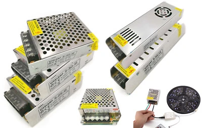 Trasformatore 12v Alimentatore Stabilizzato Adattatore Striscia Led strip Switch - Immagine 1 di 4