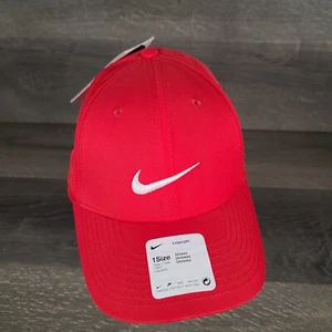 Nike Golf Dri Fit Legacy 91 Red Adjustable Hat One Size Unisex DH1640-657 - NWT - Picture 1 of 9