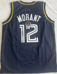 Temetrius Jamel "Ja" Morant Memphis Grizzlies Signed Auto Jersey Beckett COA - Picture 1 of 10