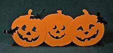 Hallmark Metal Halloween Jack-o-lantern Pumpkins & Bats Tealight Holder