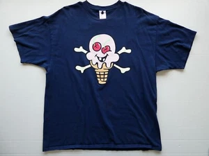 Billionaire Boys Club Double-Sided Ice Cream Cone Tee, Blue, Size X-Large (XL) - Picture 1 of 22