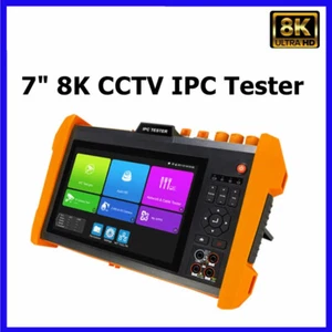 7" 8K CCTV IPC Tester All-IN-ONE SFP optical module 8K IPC 8MP AHD CVI TVI SDI - Bild 1 von 10