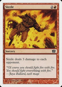 4x Sizzle - LP - 8th/9th Edition - SPARROW MAGIC mtg - Picture 1 of 1