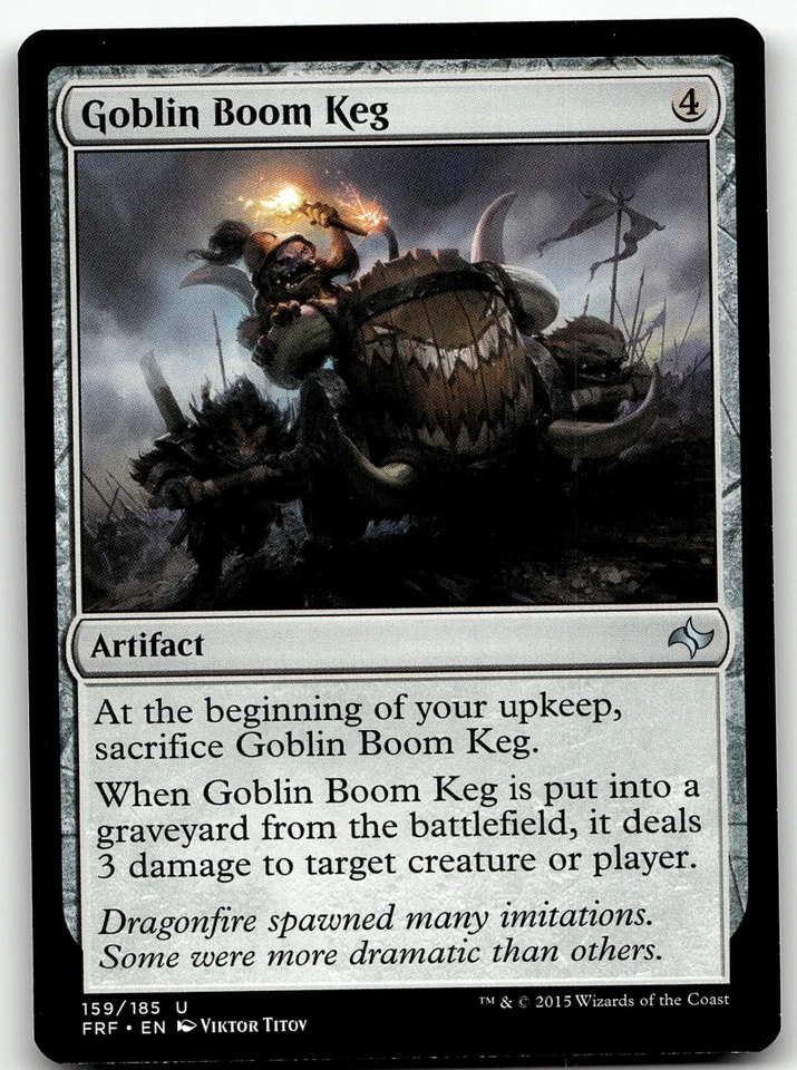 MTG Goblin Boom Keg Fate Reforged 159/185 Regular Uncommon - Image 1 of 1