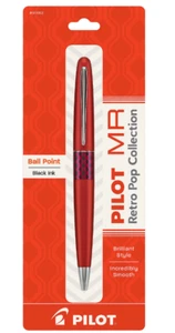 New Pilot MR Retro Pop Collection Premium Ballpoint Pen Medium Point 1.0 mm Red - Picture 1 of 3