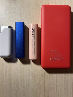 Set Of 4 Power banks USB Rav Power Extreme Series, Zagg, UUO - Image 1 of 4