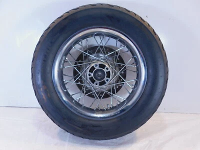 Harley Davidson Softail Heritage Classic & Deluxe Laced Rear Wheel Rim w/ Tire - Image 1 of 4