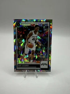 2023-24 Panini NBA Hoops Premium Stock - Ice Prizm #143 Sidy Cissoko (RC) Spurs - Picture 1 of 2