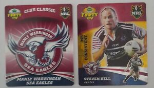 Nrl 2007 Footy Tazo Manly Warringah Collector Series 2pk Cards: 35 & 44