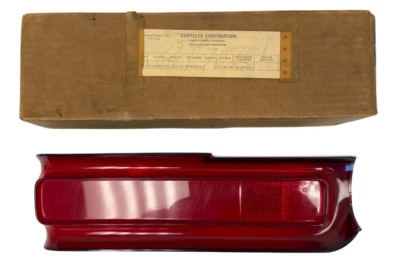 Plymouth Fury I II 1969 lámpara trasera izquierda del lado del conductor luz lente roja NOS 2932711 Foto 1 de 4