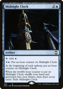 Midnight Clock MTG Commander: Streets of New Capenna Rare NM x1 - Magic Card - Picture 1 of 1