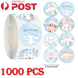 1000x Cinnamoroll Sticker Bag Cartoon Packing Tape Label Gift Craft Box Stickers - Picture 1 of 6