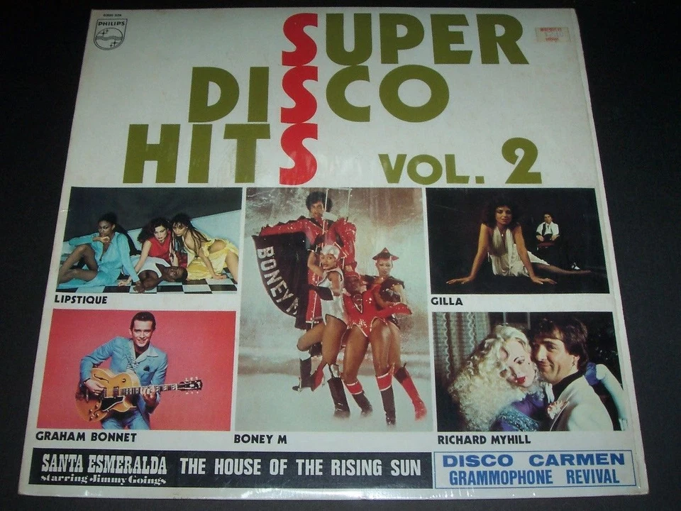 1978 Various ‎– Super Disco Hits Vol. 2 Vinyl LP 黑膠唱片 Bend Me, Shape Me - Image 1 of 1