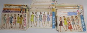 Sewing Pattern Lot of 50 Womens 1960s & 1970s Simplicity McCalls Butterick - Picture 1 of 6