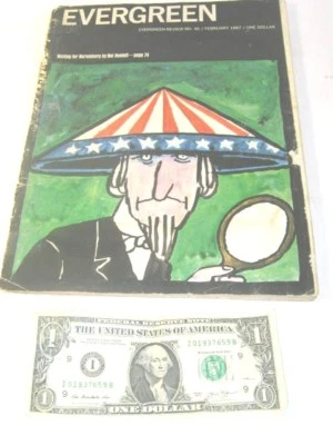 EVERGREEN Review Magazine #45, Feb. 1967 Counterculture Underground , Hippies! - Image 1 of 4