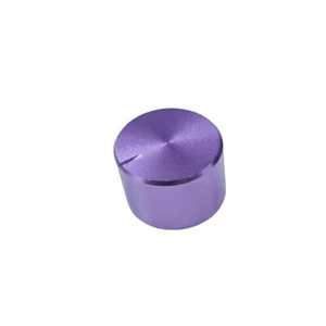 5PCS Plastic+Aluminum 6.0mm Shaft Purple 20x13mm Knobs for Guitar Tube Amp - Picture 1 of 2