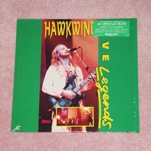 HAWKWIND Live Legends - RARE 1990 JAPAN LASERDISC + HYPE-STICKER OBI (VALC-3191) - Picture 1 of 2