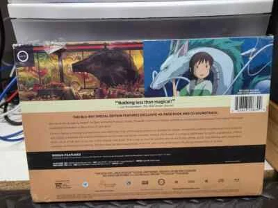 Spirited Away Limited Edition Blu-ray, CD Soundtrack, Collectors Book Sealed New - Image 1 of 4