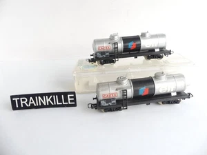 6510 / JOUEF FRANCE HO 2 WAGONS CITERNE A BOGIES ELF CALTEX - Picture 1 of 3