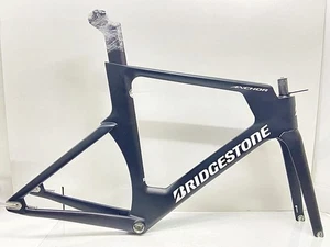 Bridgestone Anchor TE9 Bahnrad Rahmenset Carbon schwarz 2023-25 Modell M Größe - Bild 1 von 9