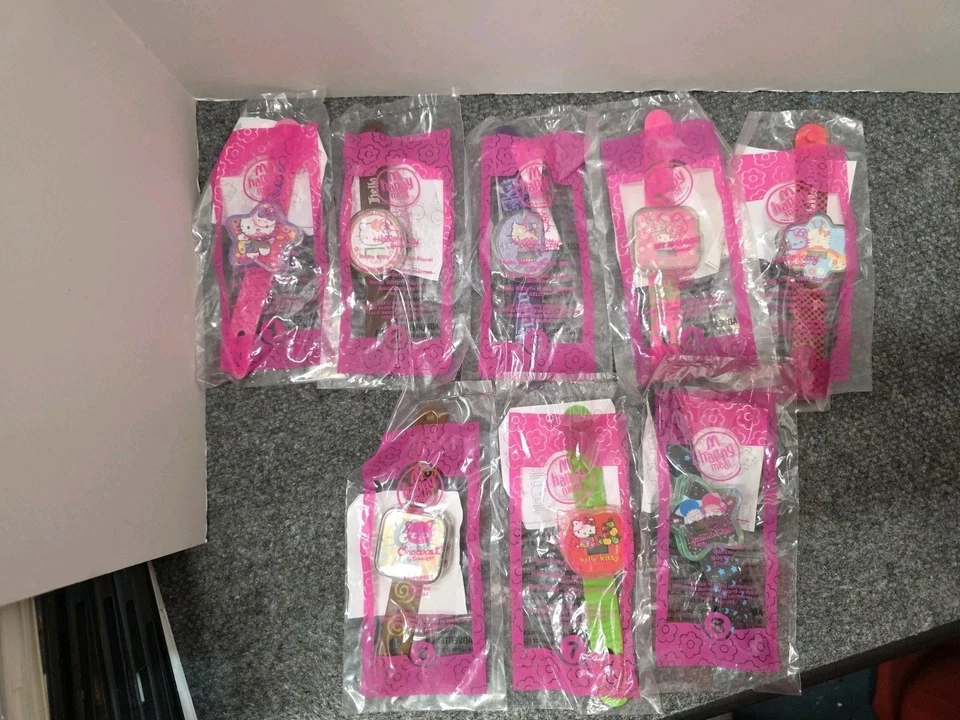 Reloj Hello Kitty McDonalds Happy Meal (Lote de 8) TODO SELLADO Foto 1 de 1