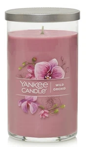 "Wild Orchid" 14.25oz. Yankee Candle Signature Pillar Candle - Picture 1 of 5