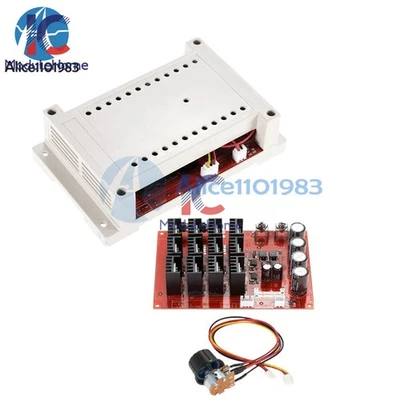 10-50V 60A DC Motor Speed Control PWM HHO RC Controller 12V 24V 48V 3000W Case - Image 1 of 4