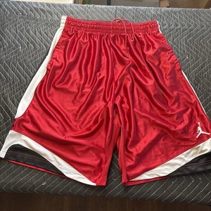 Nike Air Jordan Jumpman Herren 2XL Basketball Shorts rot schwarz weiß - Bild 1 von 6