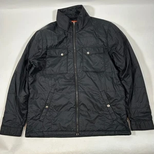Columbia Thermal Coil Mens Nylon Utility / Field Jacket - Black - Size Large - Picture 1 of 15