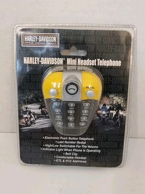 Harley Davidson Mini Headset Telephone Motorcycle Gas Fuel Tank Phone NEW - Image 1 of 4