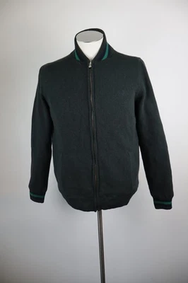 Fred Perry Suéter Con Cremallera Hombre Talla M Casual Vintage Acolchado Lana - Imagen 1 de 4