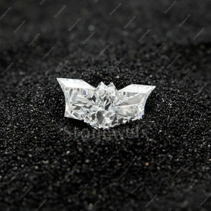Bat Lab Grown Diamond Fancy Cut IGI Certified VVS-VS DEF CVD HPHT 0.5ct 1carat - Picture 1 of 22