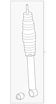 Подлинный Acura 2013-2015 Acura RDX - амортизатор в сборе задний 52610-TX4-A02 - Изображение 1 из 2