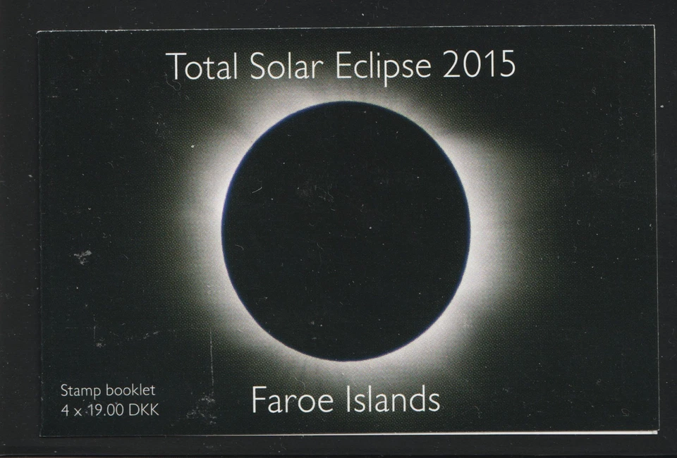 2015 Faroe Islands Sc# 642a Booklet. Total Solar Eclipse. MNH Cv$23.00 - Image 1 of 1