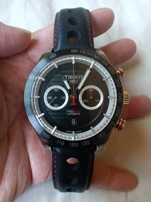 Tissot PRS 516 watch - T100.427.16.051.00 automatic racing chronograph 45 mm box - Image 1 of 4