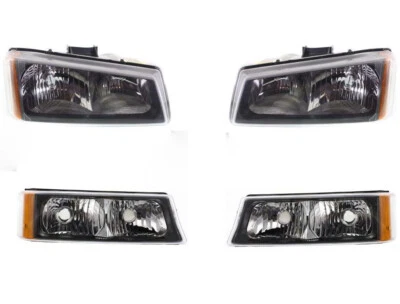 Headlights For Chevy Silverado Truck 2003 2004 2005 2006 With Turn Signal Lamps Foto 1 de 4
