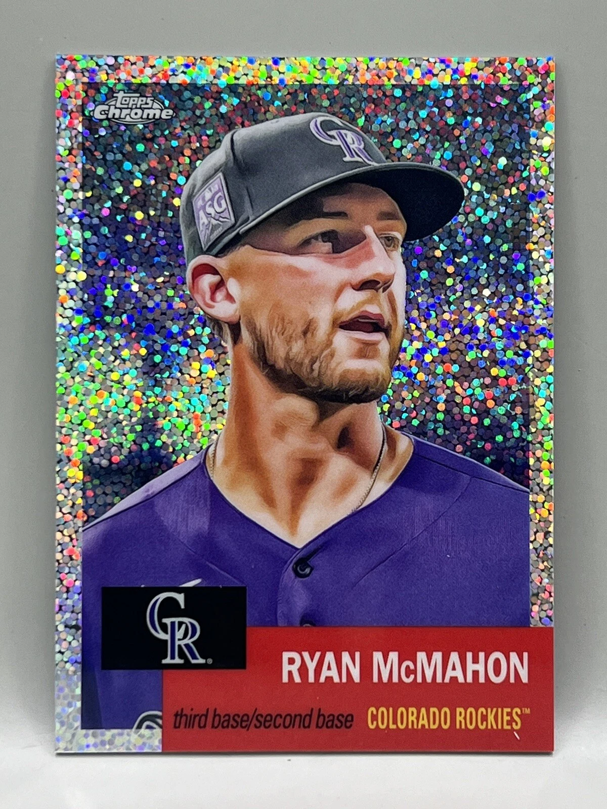 2022 Topps Chrome Platinum Anniversary Ryan McMahon Speckle Refractor /150