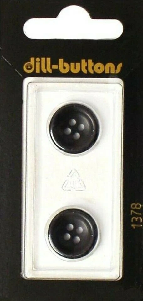 Dill Buttons ~ (1378) - 5/8" - 2 ct - Image 1 of 1