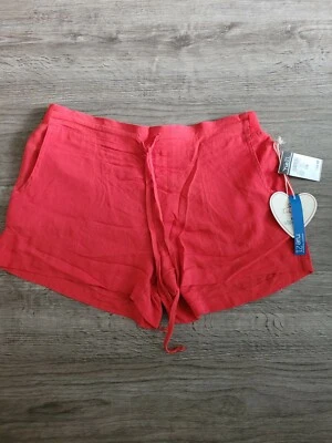 Mujer Talla 7 Rue 21 Rojo Rayón Pantalones Cortos con 3" Entrepierna Nuevo con Etiqueta SadieRobertson Foto 1 de 4