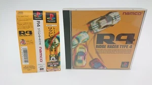 PS1 Ridge Racer Type 4 Japanese Ver Game Software for Sony Console USED With Obi - Picture 1 of 13