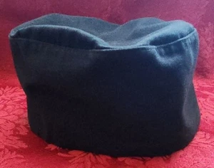 Uncommon Threads Chef's Beanie BLACK One Size Adjustable Poly Cotton Blend 0159 - Picture 1 of 6