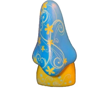 Espositore/riposo porta occhiali naso hippy retrò mod blu giallo stelle - Foto 1 di 7