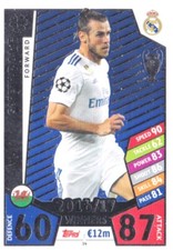GARETH BALE, REAL MADRID, 2016/17 WINNERS, MATCH ATTAX 17-18 CHAMPIONS LGE CARDS