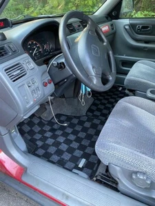 Alfombrillas de piso trasero delantero de carreras P2M para Honda CRV 1995-01 RD1 RD2 verificador automático - Imagen 1 de 6