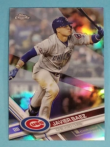 2017 Topps Chrome RIFRATTORE Javier Baez Chicago Cubs #114 ⚾ - Foto 1 di 2