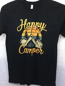 Mens Bellacanvas T-Shirt, Happy Camper, Large - Picture 1 of 1