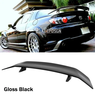 46" Gloss Sport Racing Rear Trunk Spoiler GT Wing For Mazda RX-7 RX-8 Mazda 3 - Image 1 of 4