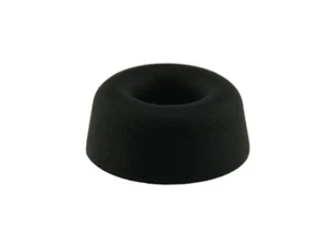 6 x Türstopper PVC massiv schwarz Ø25mm h10mm Bodenpuffer Türpuffer Türanschlag - Bild 1 von 1
