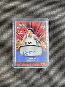 ¡¡¡TARJETA DE NOVATO RARA!!! ELI BROOKS - COMODÍN ALUMINACIÓN - AUTOMÁTICO - #'d /75 - Imagen 1 de 4